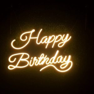 Happy Birdthay Neon Sign